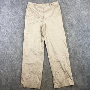 Aritzia Cream Straight Leg Pants